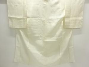 アンティーク　本麻透かし織　葉模様長襦袢